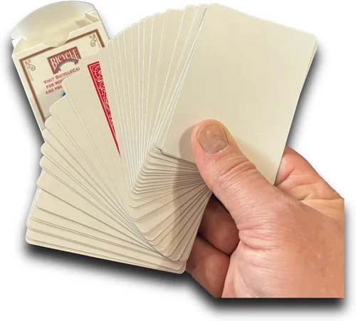Vista 20 de Ilusiones de cartas para magos principiantes a profesionales: aparición, teletransporte, transformando milagros (Baraja Svengali azul)