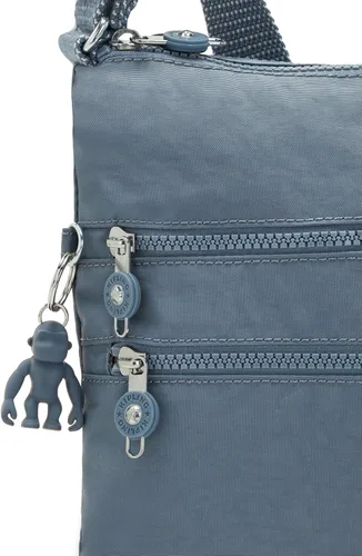Vista 5 de Kipling Alvar Crossbody para mujer, súper ligero, duradero, bolso de hombro de nailon