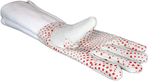 Vista 3 de Guante de esgrima lavable profesional con partículas antideslizantes de silicona, guantes de esgrima para espada y sable