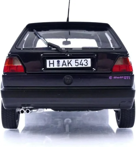 Vista 4 de Norev 1991 Golf GTI Fire and Ice Dark Purple Metálico 1/18 Diecast Model Car 188558