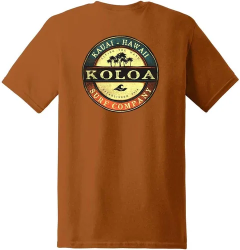 Vista 20 de Koloa Surf - Camisetas de algodón pesado para hombre, tallas grandes y altas Azul acuático/negro buscando diseño de ondas