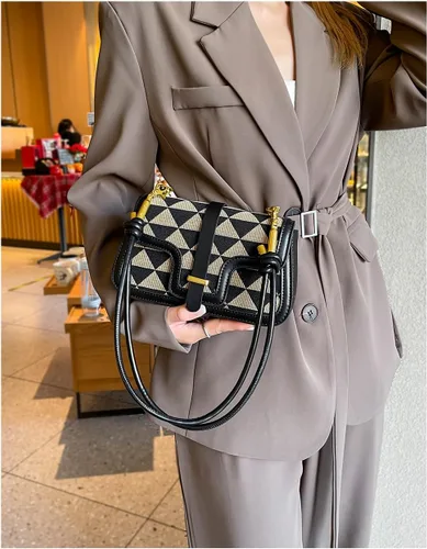 Vista 4 de Bolso bandolera para mujer, correa ajustable, bolso pequeño de moda