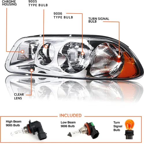 Vista 3 de Torque PAR DE FAROS DE REEMPLAZO para camiones semi Mack Vision Granite Pinnacle CX CXU CXN GU4 GU5 GU7 GU8 CXN613 CXU613 CT713 GU813