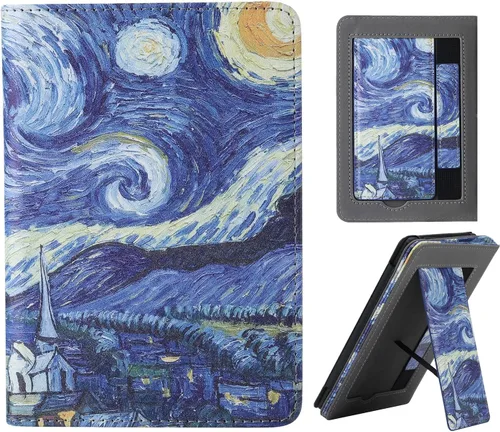 Vista 18 de Funda para Kindle Paperwhite de 6" 5ª/6ª/7ª/10ª generación (versión 2012-2018, modelo EY21 y DP75SDI y PQ94WIF) Funda protectora inteligente