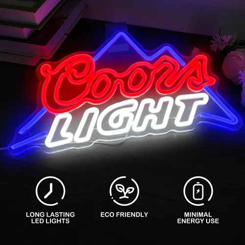 Vista 5 de Letreros de Neón de Cerveza para Pared Regulables Letrero Luminoso de Neón Letreros de Luces LED de Cerveza para Cueva del Hombre Pub Fiesta Letrero
