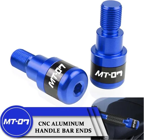 Vista 6 de Tapón de agarre para manillar de motocicleta y motocicletas, tapas de extremos para Yamaha MT07 FZ07 MT-07 FZ-07 2014-2021 2015 2016 2017 2018 2019