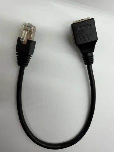 Vista 5 de Cable de extensión RJ45, 1 cable conector de red Ethernet Cat6 macho a hembra (1 pie)