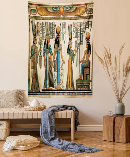 Vista 40 de Lunarable Tapiz de los años 90, historia inspirada en el arte pop, ilustración temática de baile de celebración, decoración de tela para colgar