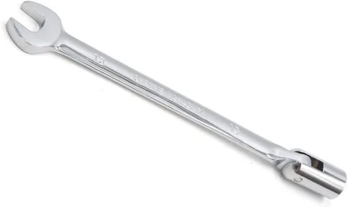 Vista 5 de Llave combinada de cabeza giratoria flexible, llave métrica de trinquete con mango flexible, herramienta de reparación de automóviles, 0.394 in/0.4
