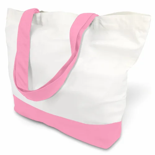 Vista 17 de TOPDesign - Paquete de 1 bolsa de lona de algodón, superfuerte, 12 onzas, bolsa para compras reutilizable, de tela, diseño moderno, en dos tonos