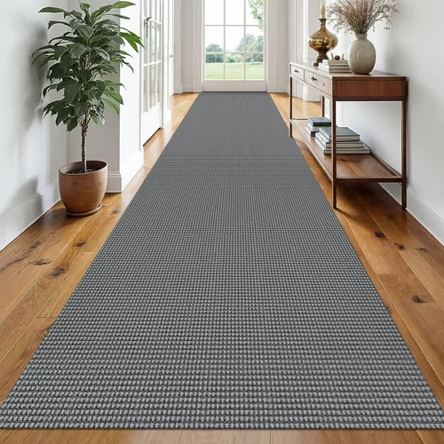 Vista 96 de EARTHALL Alfombra tejida de 2 x 3 pies, lavable para entrada, alfombra trenzada antideslizante, alfombra para puerta interior y exterior, alfombra