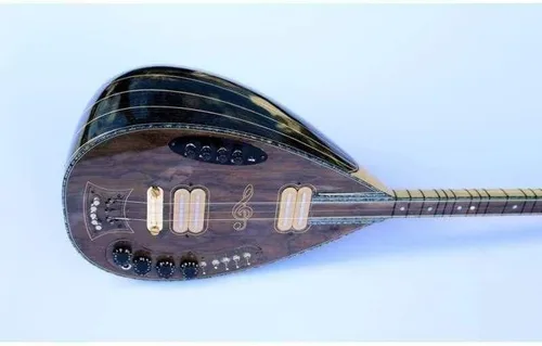 Vista 2 de Electro eléctrico turco del cuello largo Saz Baglama con el ecualizador/Dest EQ2
