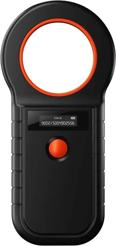 Vista 8 de Escáner de microchip Smoostart compatible con microchip FDX-B/EMID (15/10) 1000 Records Increased Huge Data Storage Upload to PC, Scanning
