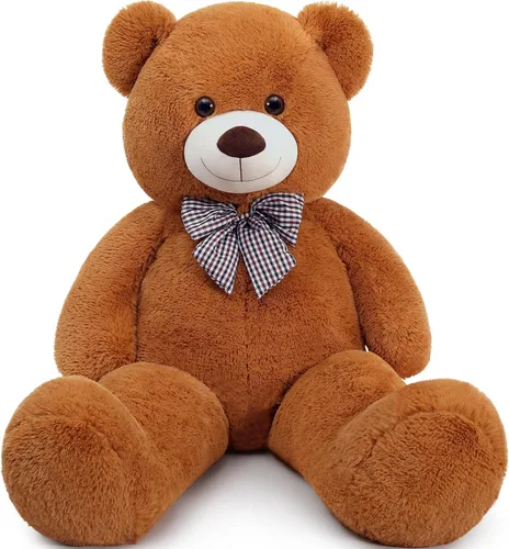 Vista 15 de MaoGoLan Oso de Peluche Teddy Gigante, Animal de Peluche Grande de Tamaño Real, 5 Pies, Suave y Esponjoso Gran Regalo de Oso Teddy para Baby Shower