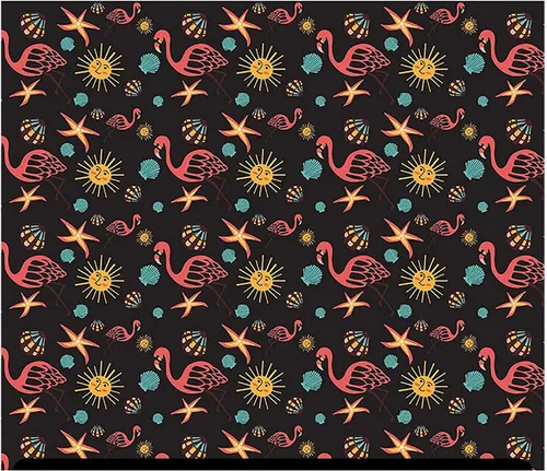Vista 5 de HTV con estampado de animales (19.66 x 36 pulgadas) - Leopardo arcoíris