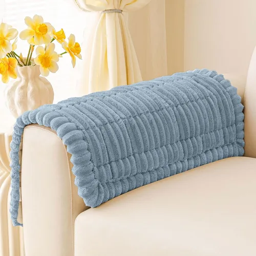 Vista 75 de Smiry - Funda para sofá para perros lavable, fundas para sofá de mascotas no deslizantes y peludas para sofá de 3 cojines, aptas para mascotas