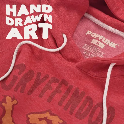 Vista 2 de Popfunk Harry Potter Hogwarts Houses Collection - Sudadera con capucha de triple mezcla