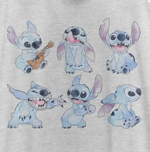 Vista 2 de Disney Camiseta sin mangas Lilo Stitches Tri-Blend Racerback para mujer