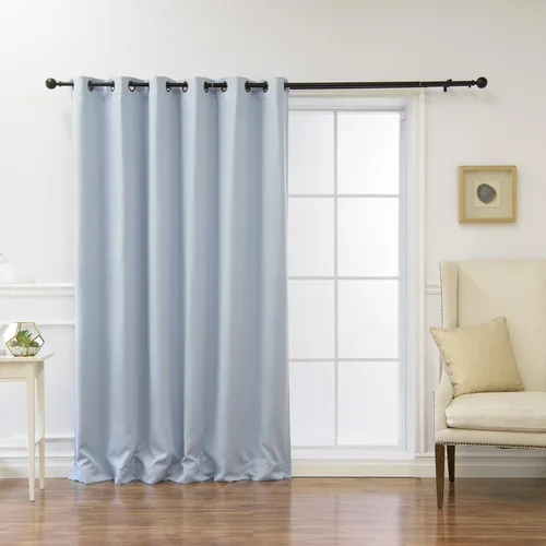 Vista 29 de Best Home Fashion Cortina térmica opaca con parte superior con ojales anchos Gris