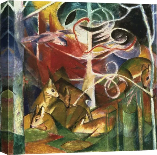 Vista 24 de wall26 Lienzo impreso para pared, diseño de sirena que nada bajo el sol verde azulado, fantasía y ciencia ficción, ilustraciones del océano, arte