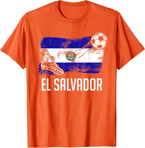 Vista 87 de Camiseta salvadoreña con bandera de fútbol salvadoreño