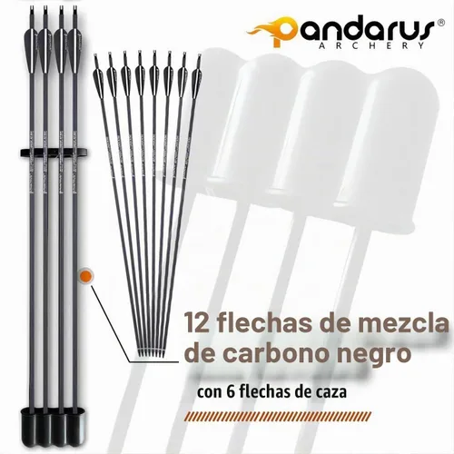 Vista 7 de Arco compuesto con peso de tracción de 0-70 libras para arqueros principiantes y de nivel intermedio, totalmente ajustable de 19.25"-31", con todos