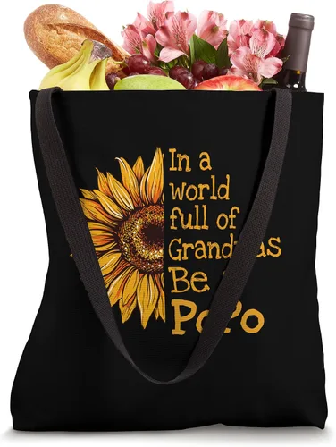 Vista 4 de In A World Of Grandmas Be a PoPo China Grandma Tote Bag