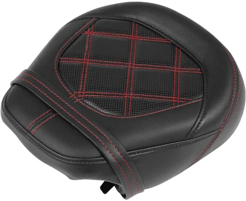 Vista 24 de TCT-MOTORPARTS Driver Rider - Almohadilla de respaldo para Harley Touring 2009-2023 Road King Street Road Electra Glide Ultra Black Stitching