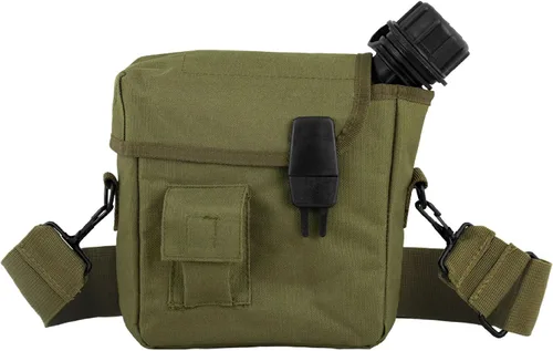 Vista 3 de FOX OUTDOOR PRODUCTS Cubierta de comedor de 2 cuartos de galón: carcasa de nailon aislada con accesorio para cinturón, correa para el hombro y Negro