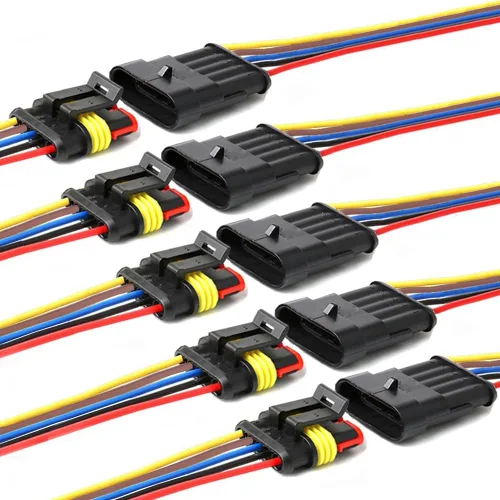 Vista 8 de Conector de 2 pines, moldeado por inyección, 16 AWG macho y hembra, conectores impermeables de 2 hilos, conectores de cable eléctrico IP67