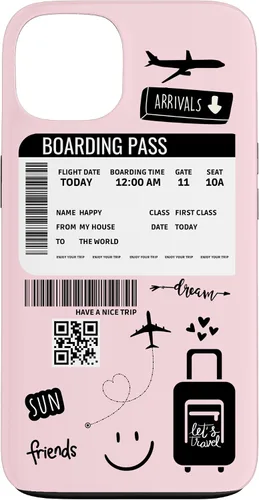 Vista 7 de Funda rosa para iPhone 14 Pro Max