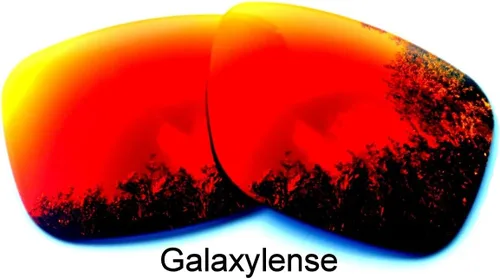 Vista 3 de Lentes Galaxy de repuesto para Oakley Holbrook Fire Red Color Polarizado