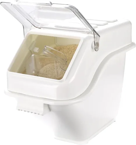 Vista 11 de Restaurantware Contenedor de ingredientes rectangular blanco de 2.6 galones