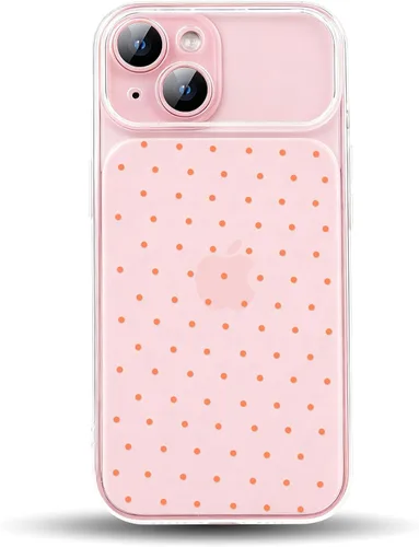 Vista 30 de NITITOP Funda para iPhone 17, diseño de lunares transparentes, color negro