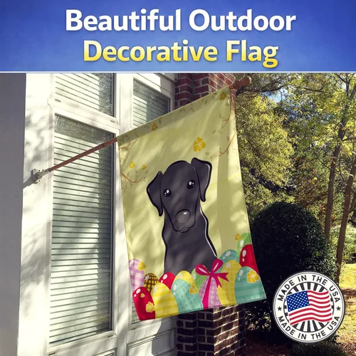 Vista 35 de Caroline's Treasures BB1923GF Bandera decorativa para jardín con diseño de Border Collie, para caza de huevos de Pascua, para jardín, jardín, patio