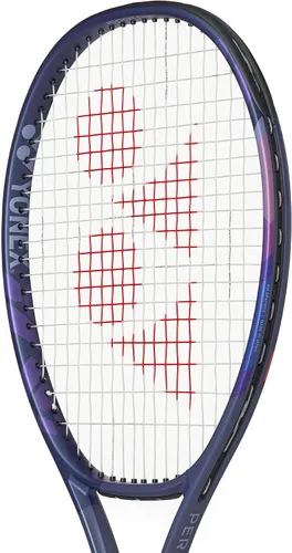 Vista 4 de YONEX Percept - Raqueta de tenis 100D para adultos, nivel intermedio/avanzado, cuerdas de alto control de 18 x 19, azul marino medianoche