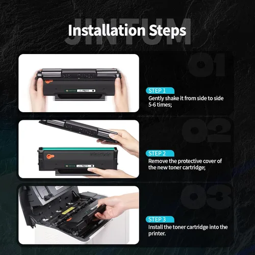 Vista 6 de JINTUM Cartucho de tóner compatible PB-211 para Pantum PB-211 PB-211EV Cartucho de tóner para impresora láser Pantum P2502W M6552NW M6550NW M6602NW