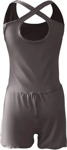 Vista 3 de Enterizo de entrenamiento para mujer, conjunto deportivo de una pieza, conjunto de yoga, pantalones cortos, trajes deportivos de verano