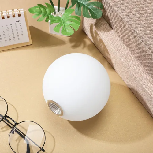Vista 10 de KALLORY Pantalla de vidrio esmerilado de 3.93 pulgadas de repuesto redonda para lámpara colgante G9 adecuada para decoración del hogar e iluminación