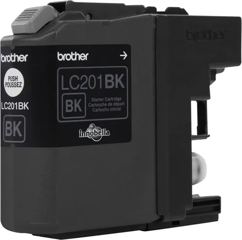 Vista 6 de Cartucho de tinta de rendimiento estándar LC201BK Brother, Negro