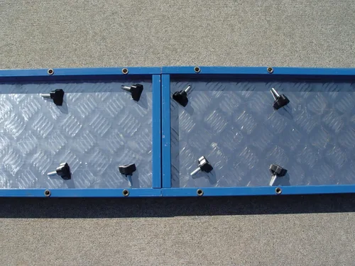 Vista 3 de 9' perro Agility Teeter (sierra transparente), aluminio con superficie de goma