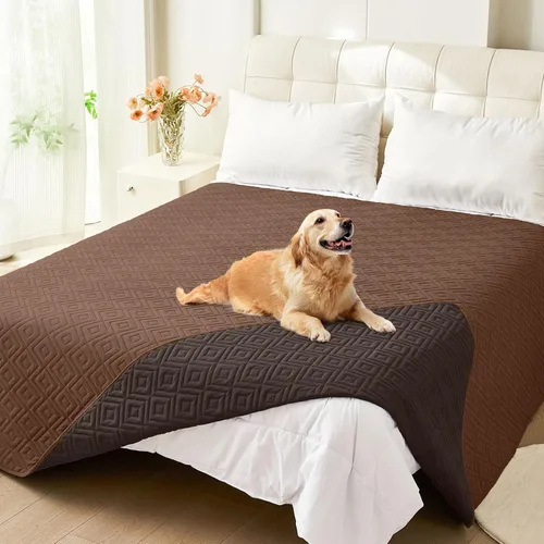 Vista 71 de hyha Manta impermeable para perros, funda suave para cama de perro, mantas para mascotas, funda impermeable para sofá y sillón para perros lavable