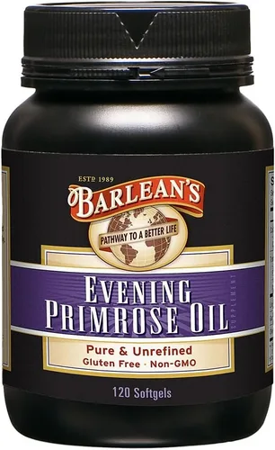 Vista 6 de Barlean's Paquete de suplementos de apoyo hormonal para mujer, 30 cápsulas Brevail y 120 cápsulas blandas de suplemento de aceite de onagra