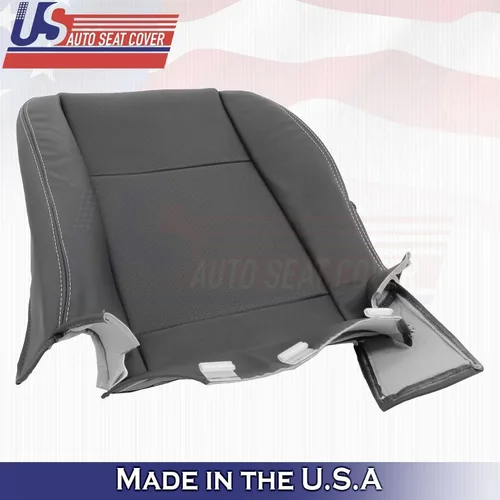 Vista 8 de U.S.AutoSeatCover 2011 2012 2013 Compatible con Dodge Charger Front Driver Side Bottom Funda de asiento de cuero BLK