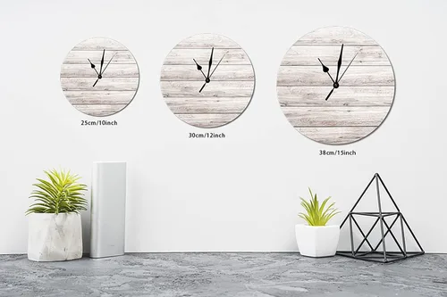 Vista 5 de Butterfly Wood Wall Clocks Butterflies Art Numeral Clock Non-Ticking Battery Operated 15 inch Retro Farmhouse Clock Decor for Living Room Bedroom