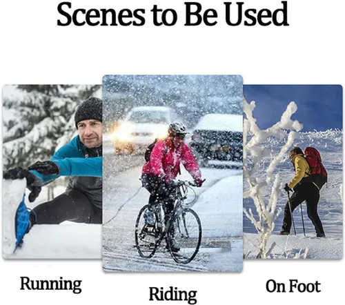 Vista 8 de Arcticz - Guantes térmicos de alta calidad, guantes para pantalla táctil, guantes resistentes al viento, guantes impermeables, para mujeres y hombres