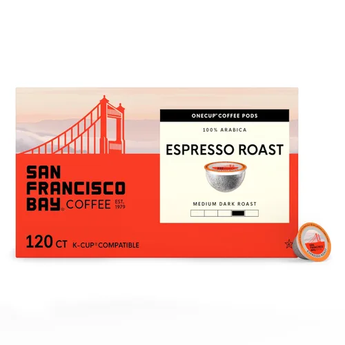 Vista 24 de SF Bay Coffee Organic Rainforest Blend, 12 unidades, Cápsulas de café compostables, tostado medio, compatible con K Cup incluyendo Keurig