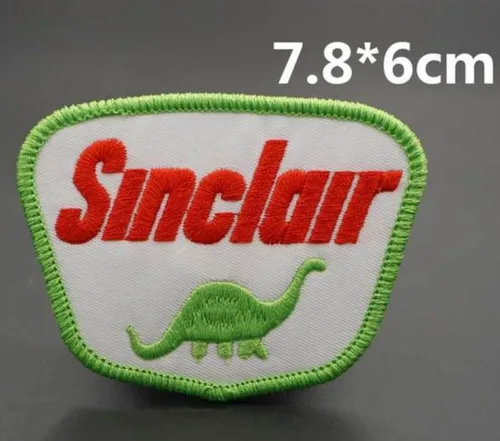 Vista 2 de Sinclair Auto Centers Racing Logo Gas Oil Fuel Mechanic Car Classic Motorsports 3.1" Coser Parche bordado para ropa