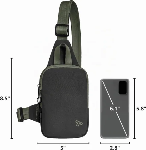 Vista 3 de Travelon Eslinga compacta antirrobo The Voyages Negro