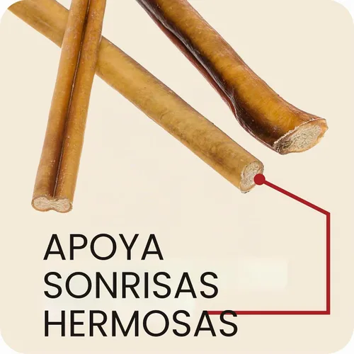 Vista 4 de Redbarn Pet Products All Natural Bully Sticks de 5 a 8 pulgadas para perros pequeños y grandes – Paquete variado de masticables saludables de larga